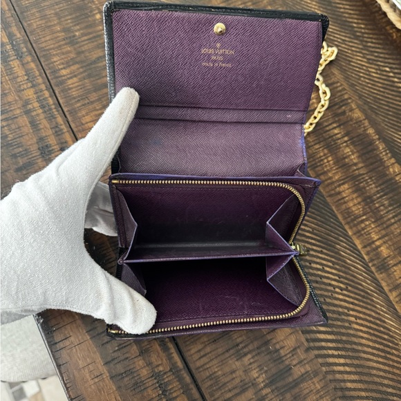 Louis Vuitton Authentic vintage repurposed Eppy compact wallet converted painted - Picture 5 of 12